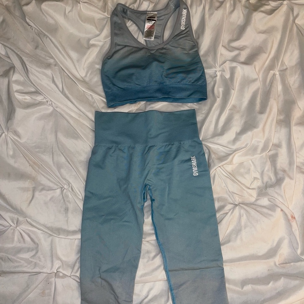 Gymshark Blue Ombre Activewear Set
